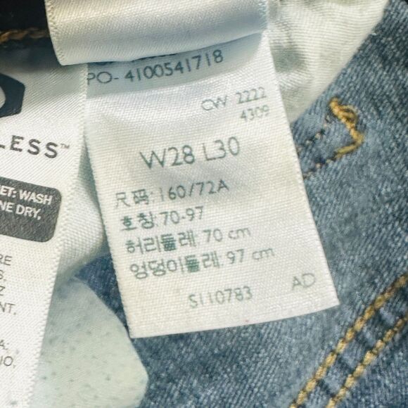 Levis Jeans Womens Sz.28 Blue 721 High Rise Skinny Ankle Stretch Denim Dark Wash - Picture 14 of 16